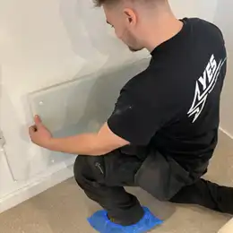 A Radiator Install In Oakham